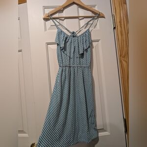 Mossimo Supply Co - Blue and Gray Stripped Sundress - Extra Small (XS)